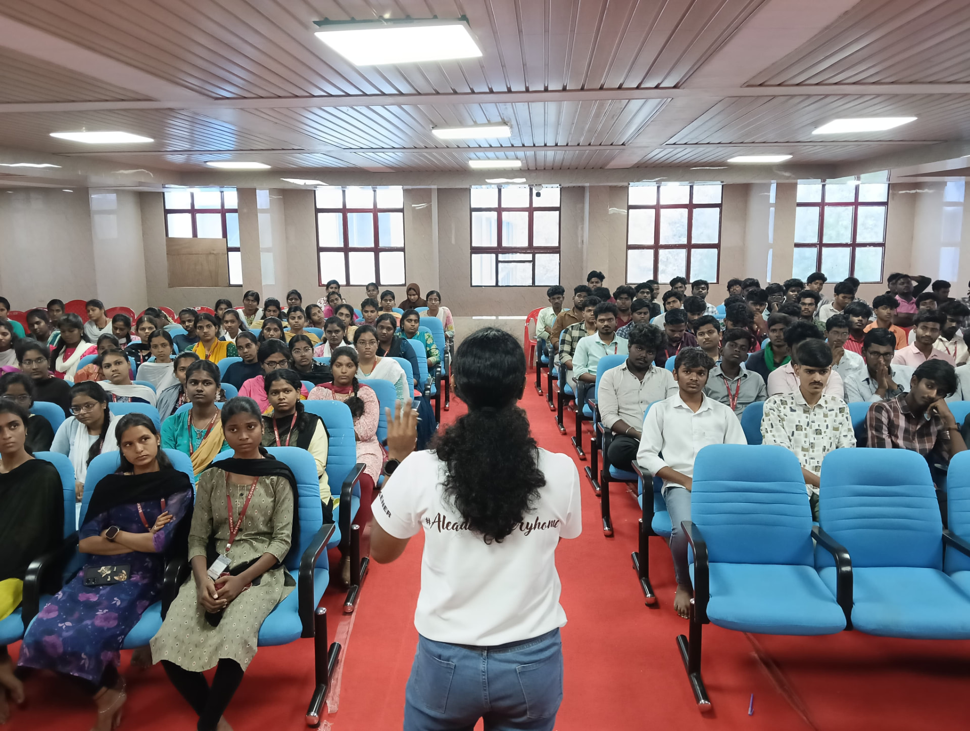 Vizhi Empower programme in action with young participants and mentors