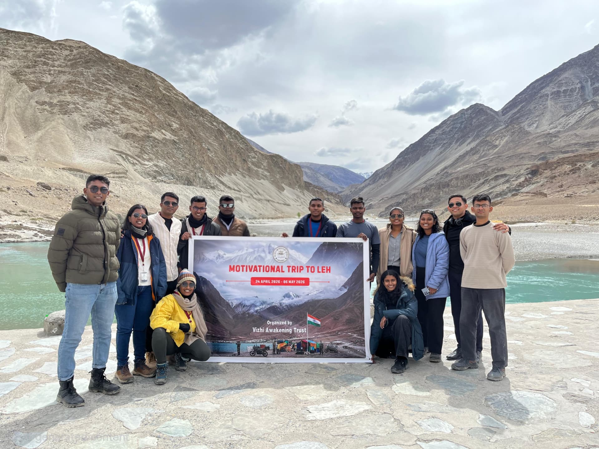 Vizhi Awakeners on a motivational expedition to Leh
